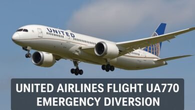 United Airlines Flight UA770 Emergency Diversion